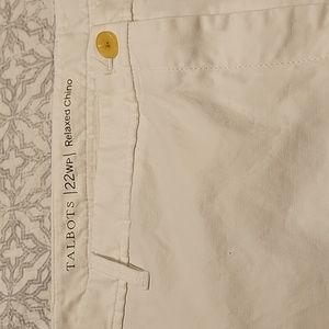 Talbots Relaxed Chino 22wp